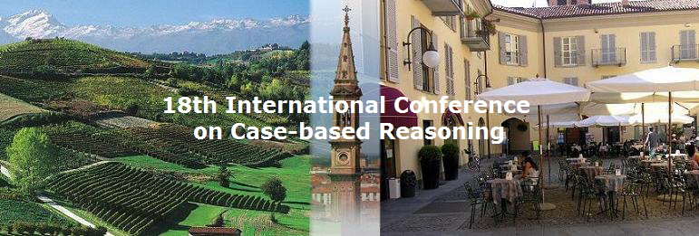 18th International Conference 
on Case-based Reasoning